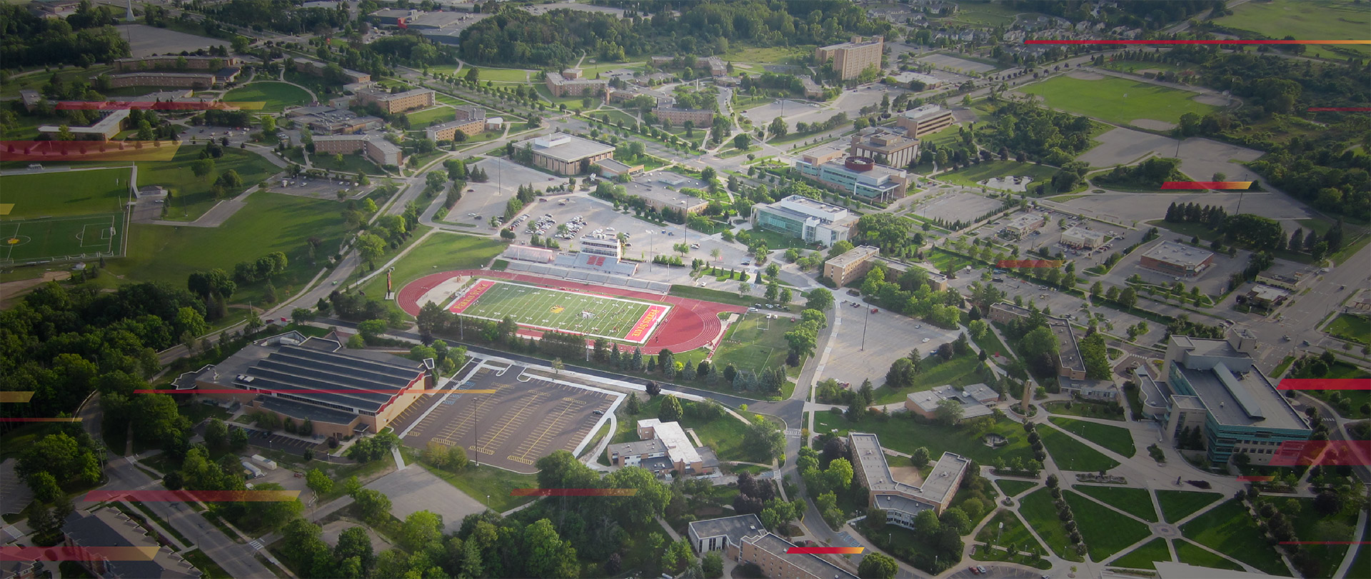 Ferris State University Campus Aerial