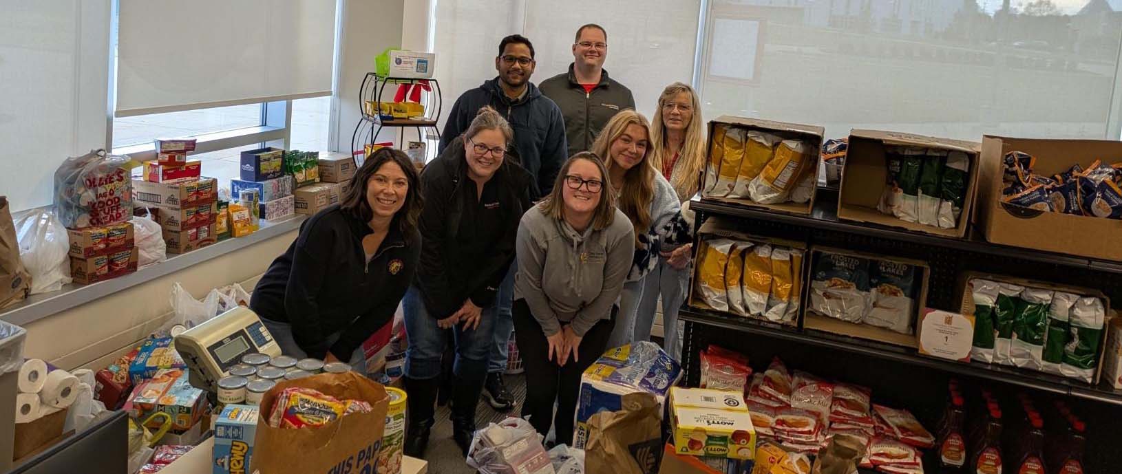 Photo of Bulldog Pantry donations