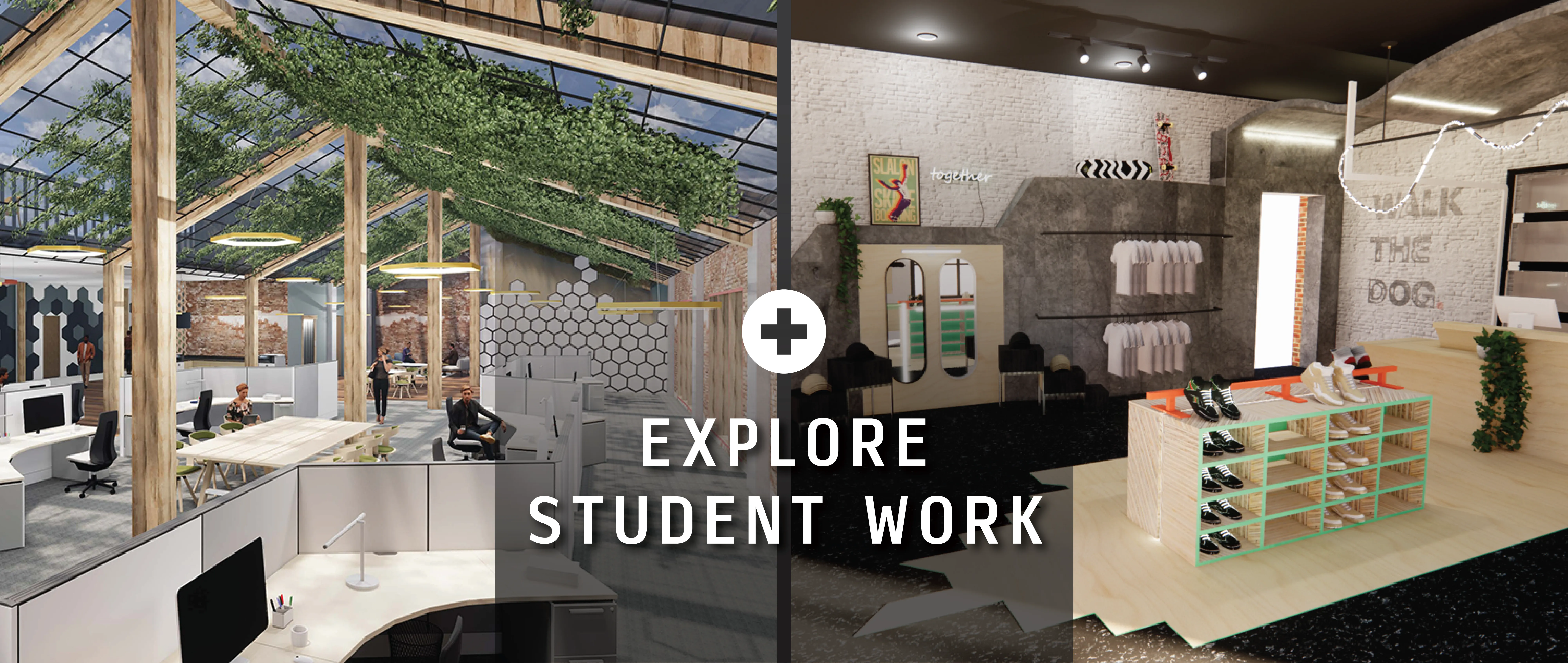 explore interior design student work