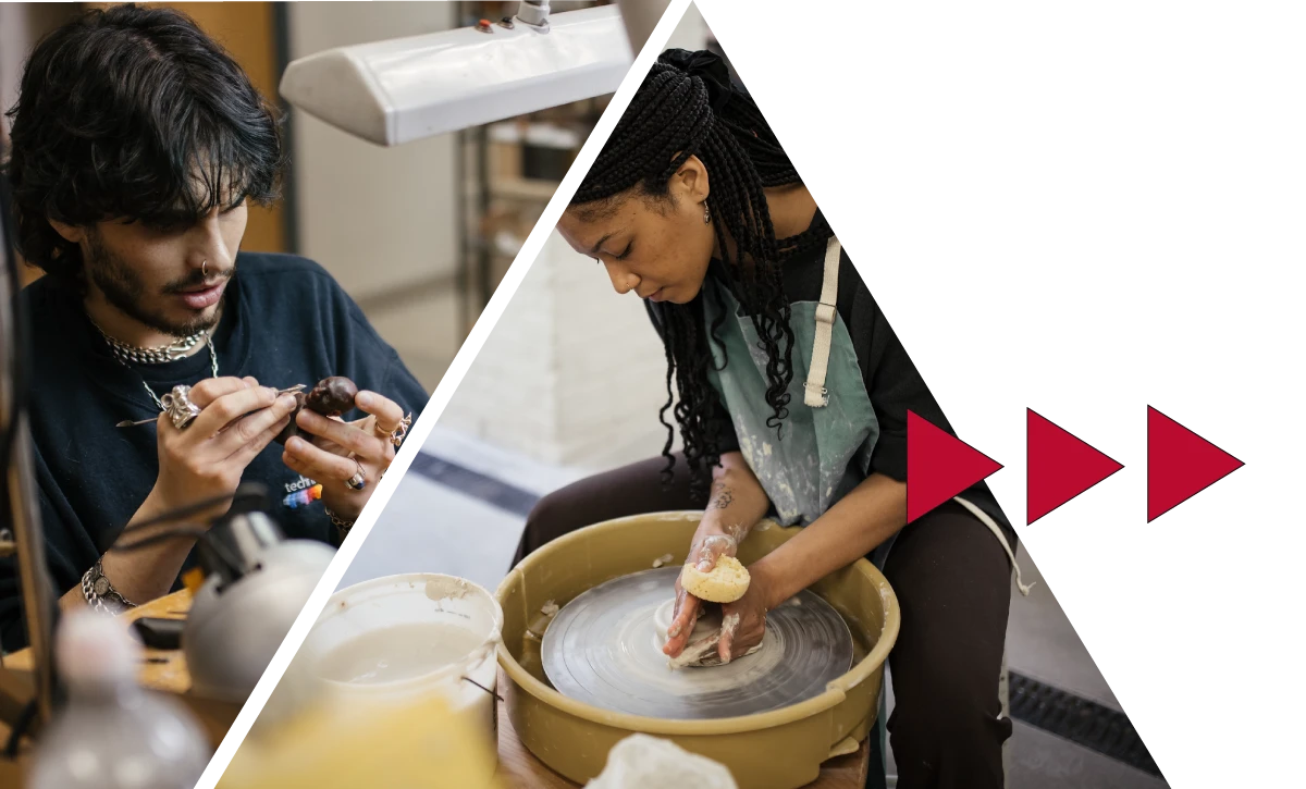 KCAD students at work