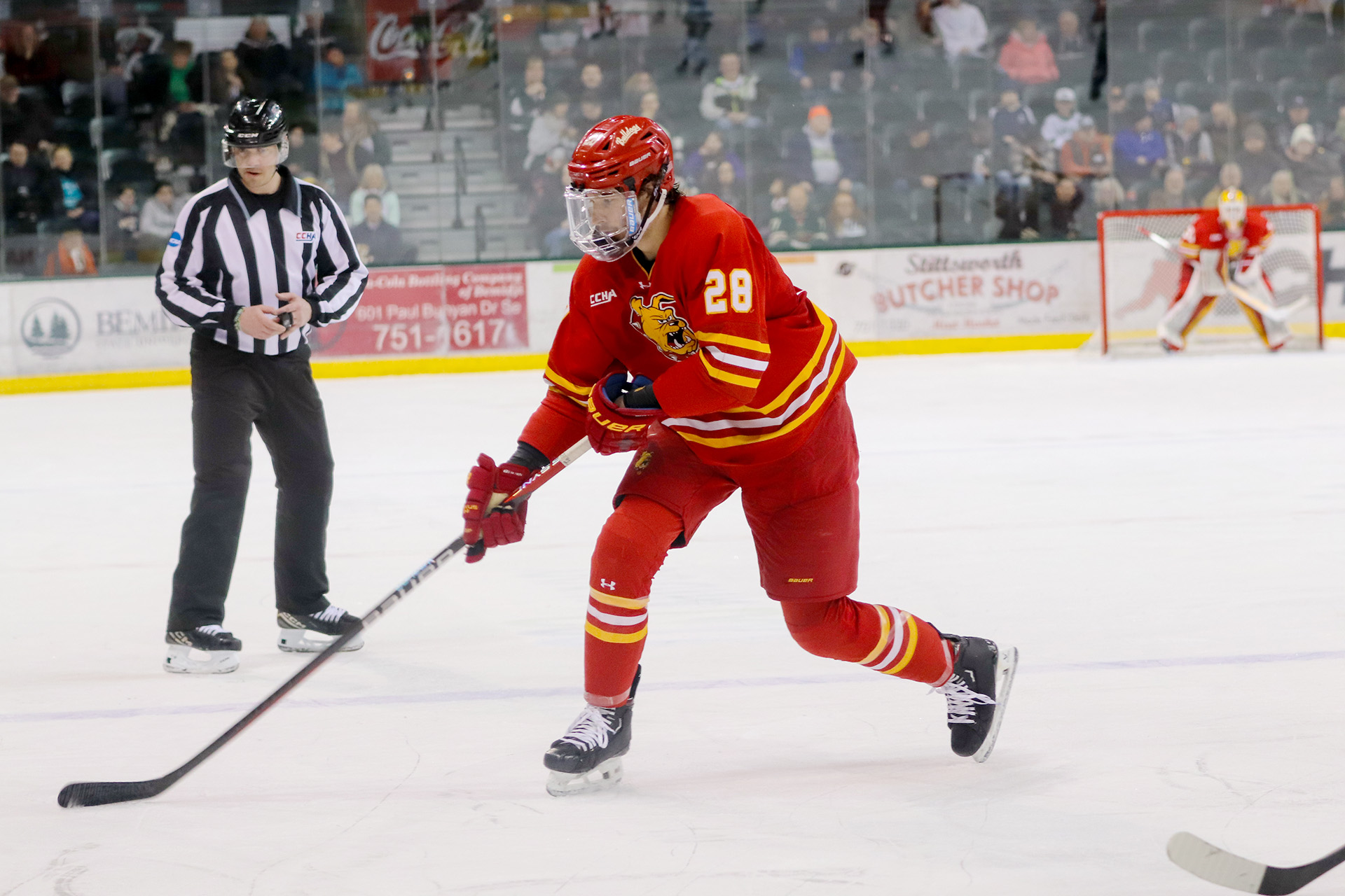 Trevor Taulien Ferris State Hockey Detroit Red Wings prospect