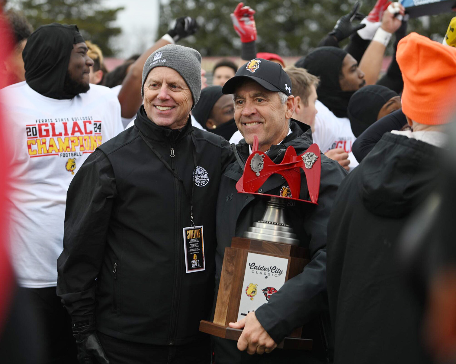 Ferris State wins GLIAC regular-season championship, inaugural Calder City Classic tropy