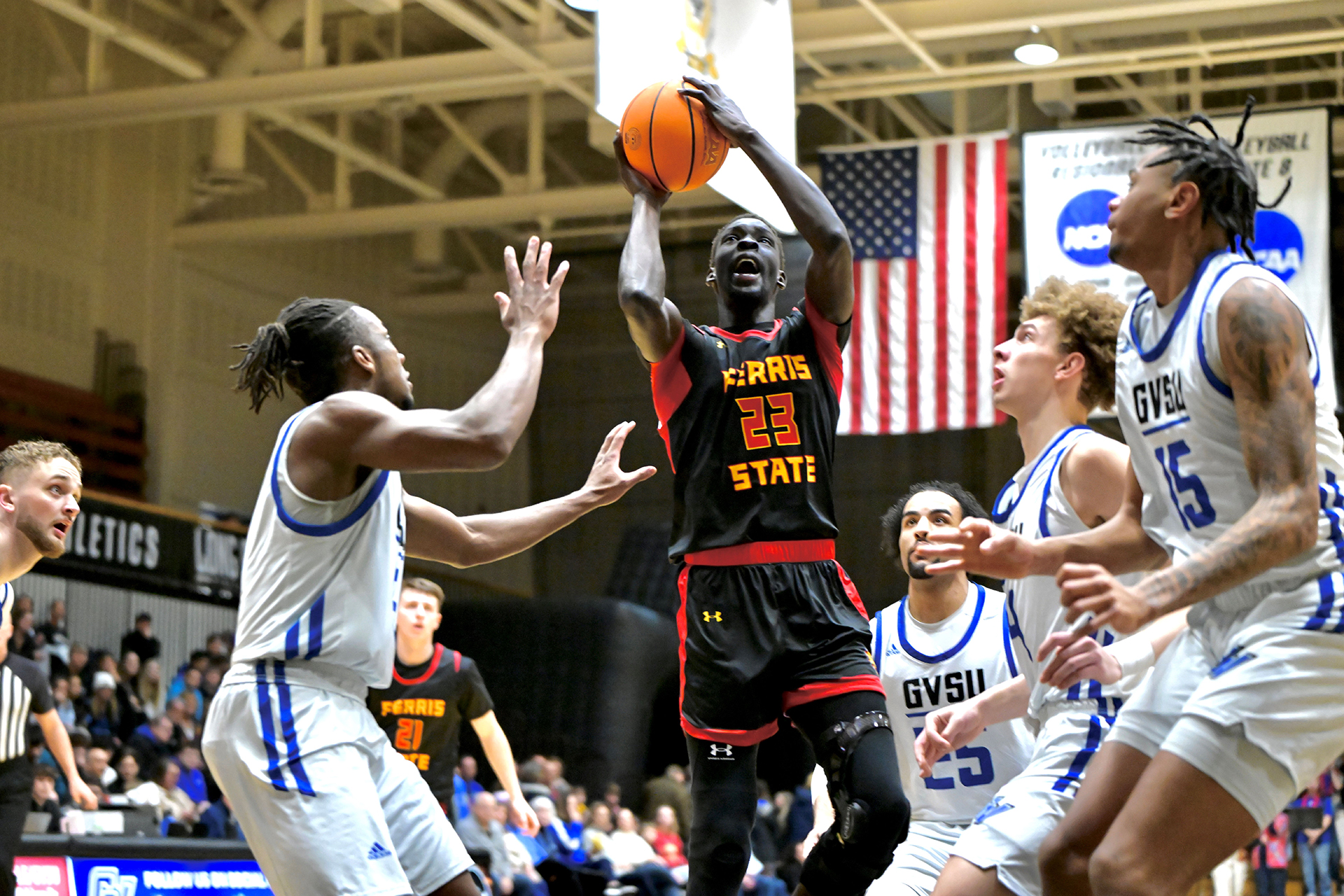 Ferris State basketball teams begin GLIAC Tournament play at home on Wednesday