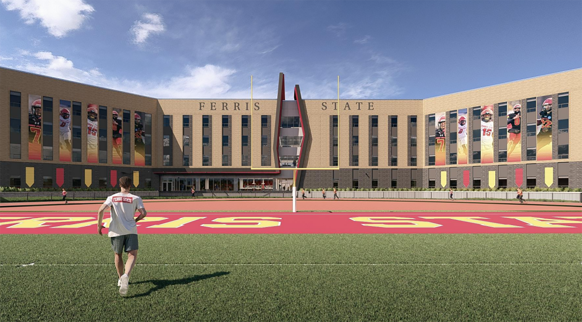 New residence hall at Top Taggart Field